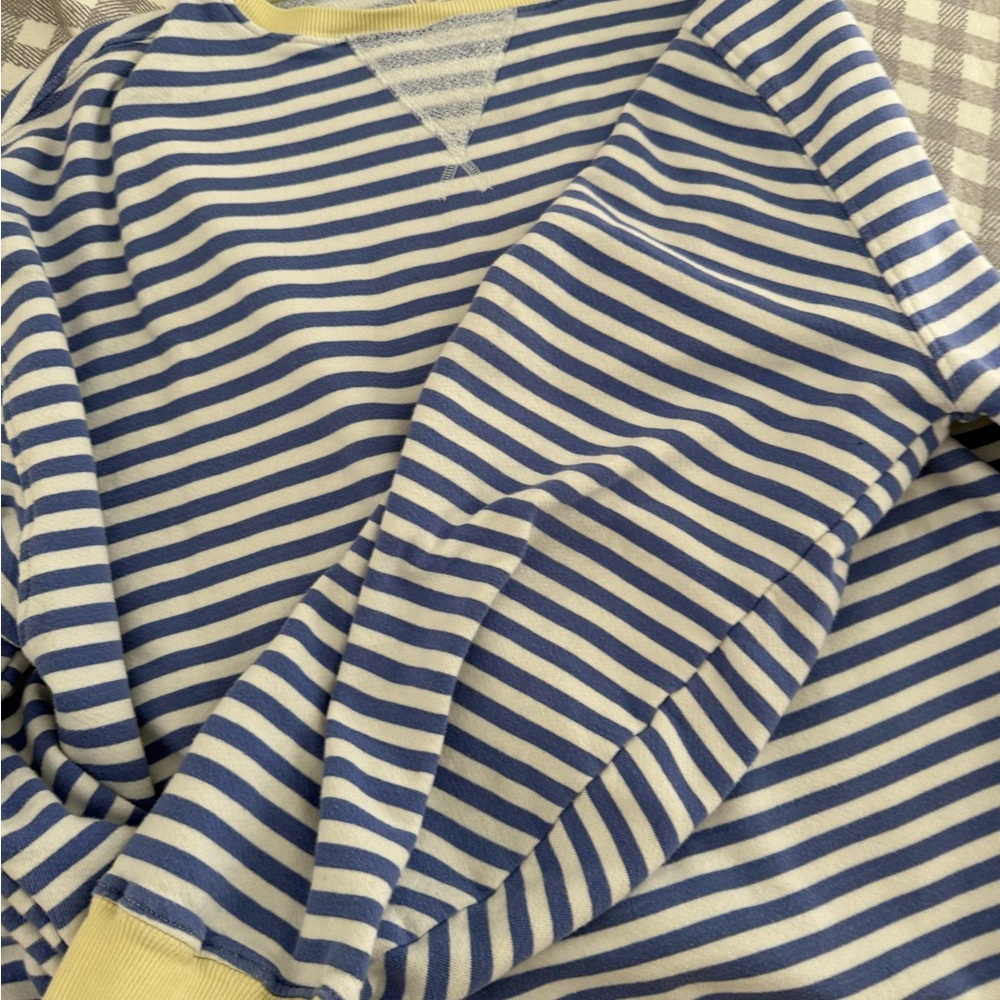 Free people Classic Striped Oversized Crewneck